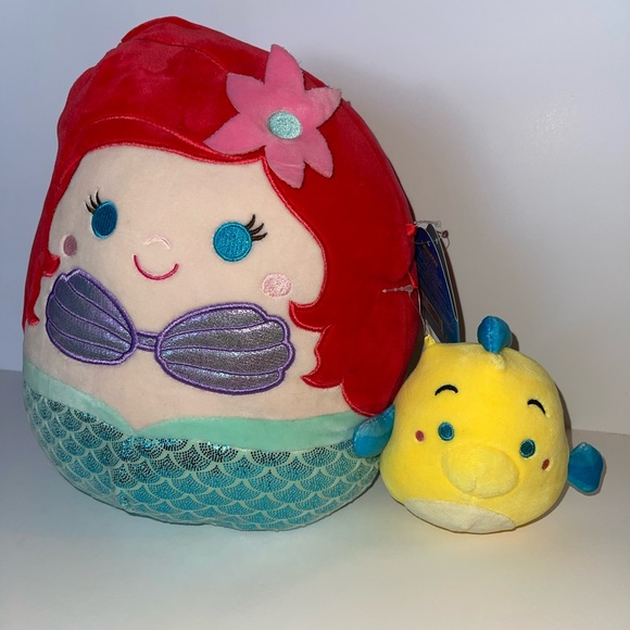 Squishmallows Toys New Ariel And Flounder Squishmallow Set Poshmark